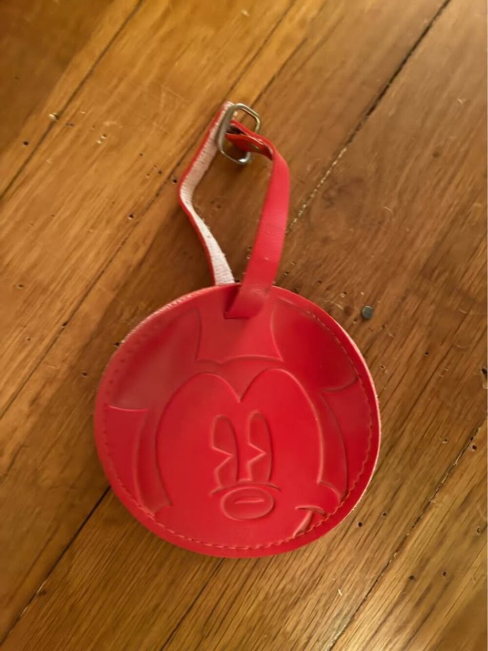 Vintage Disney Mickey Mouse Luggage Tag 1990s